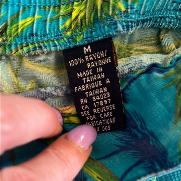 GAP Blue and Yellow Casual Pants with Playful Pineapple  Design - Picture 5 of 6